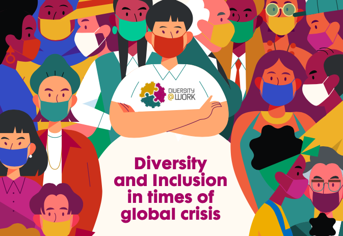 Käsiraamatu esileht värvilise illustratsiooniga eri inimestest